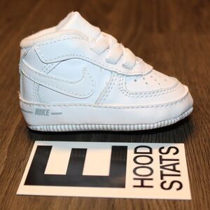 Nike Baby Air Force 1 Hightop Infant Size 1c Crib Booties